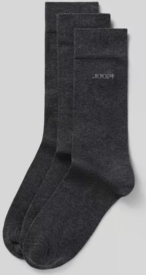 JOOP! Collection Sokken met labeldetail in een set van 3 paar