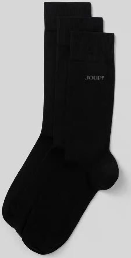 JOOP! Collection Sokken met labeldetail in een set van 3 paar