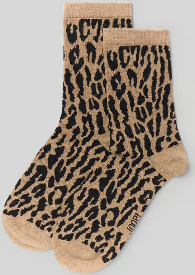 JOOP! COLLECTION Sokken van katoenmix met dierenprint