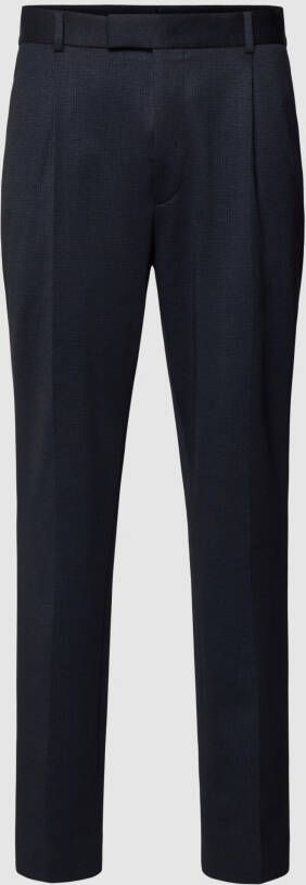 JOOP! Collection Stoffen broek met persplooien model 'Bird'