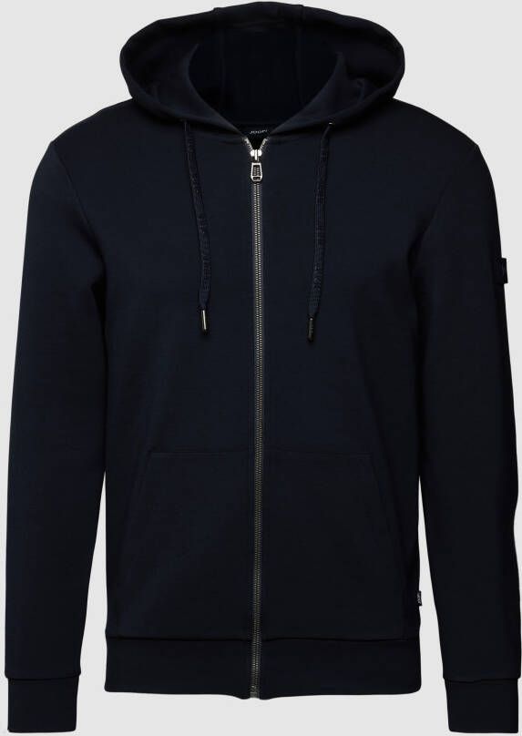 JOOP! Collection Sweatjack met labeldetail