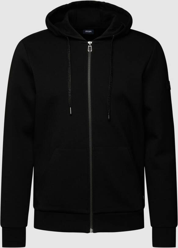 JOOP! Collection Sweatjack met labeldetail