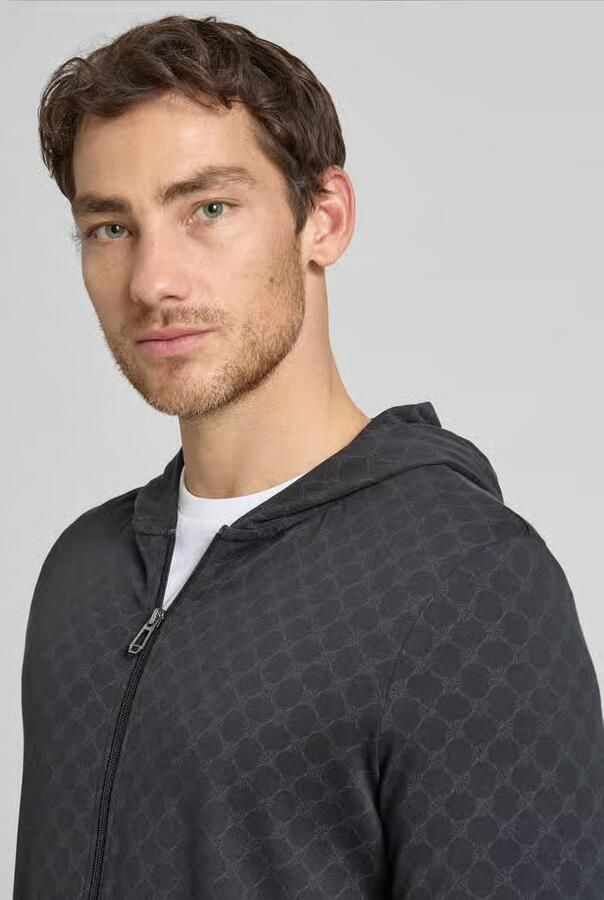 JOOP! COLLECTION Sweatjack met logomotief en capuchon - Foto 2