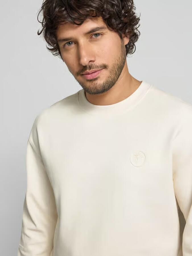 JOOP! COLLECTION sweatshirt met labelpatch model 'Juanfrancisco'