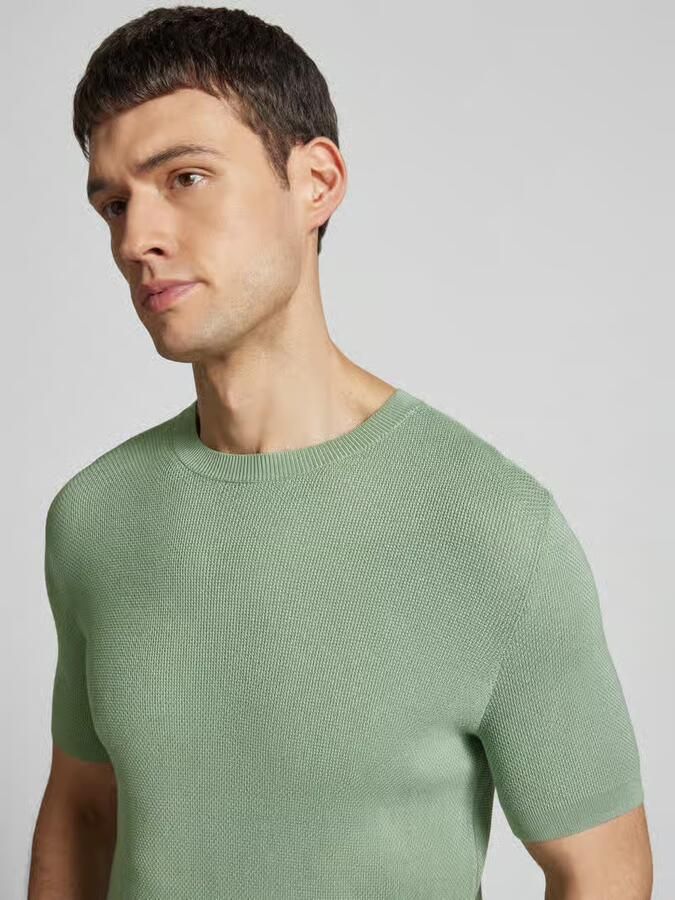 JOOP! Collection T-shirt in gebreide look model 'Valdro' - Foto 2