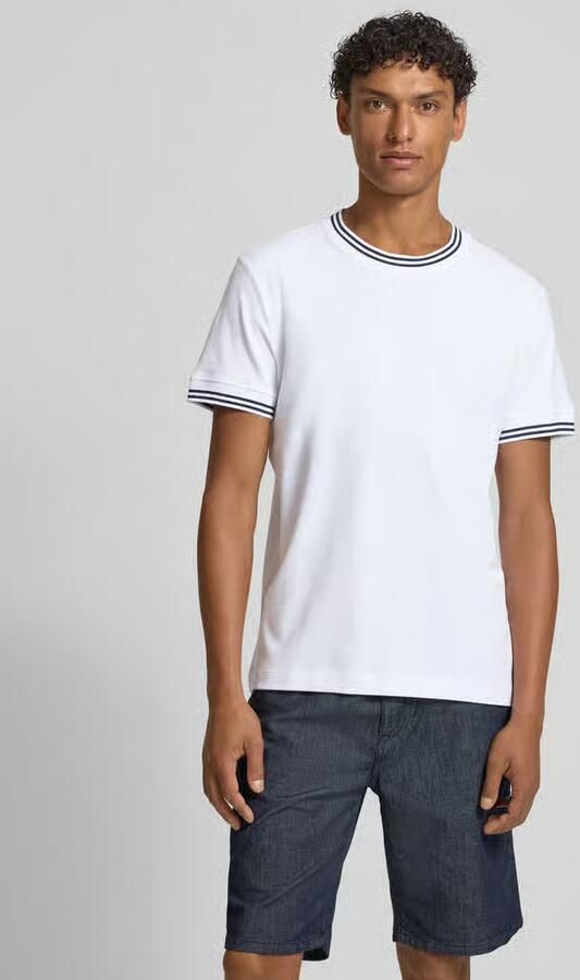 JOOP! COLLECTION T-shirt met contraststrepen model 'Jose' - Foto 3