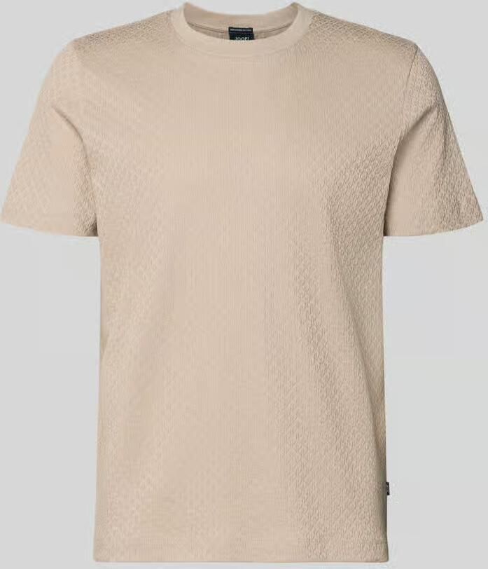JOOP! Collection T-shirt met geribde ronde hals