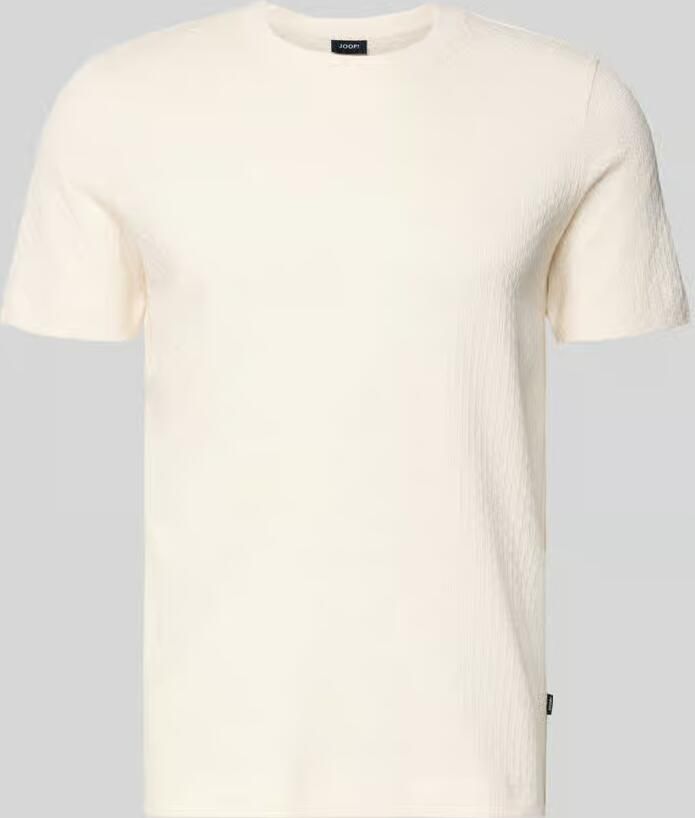 JOOP! Collection T-shirt met geribde ronde hals
