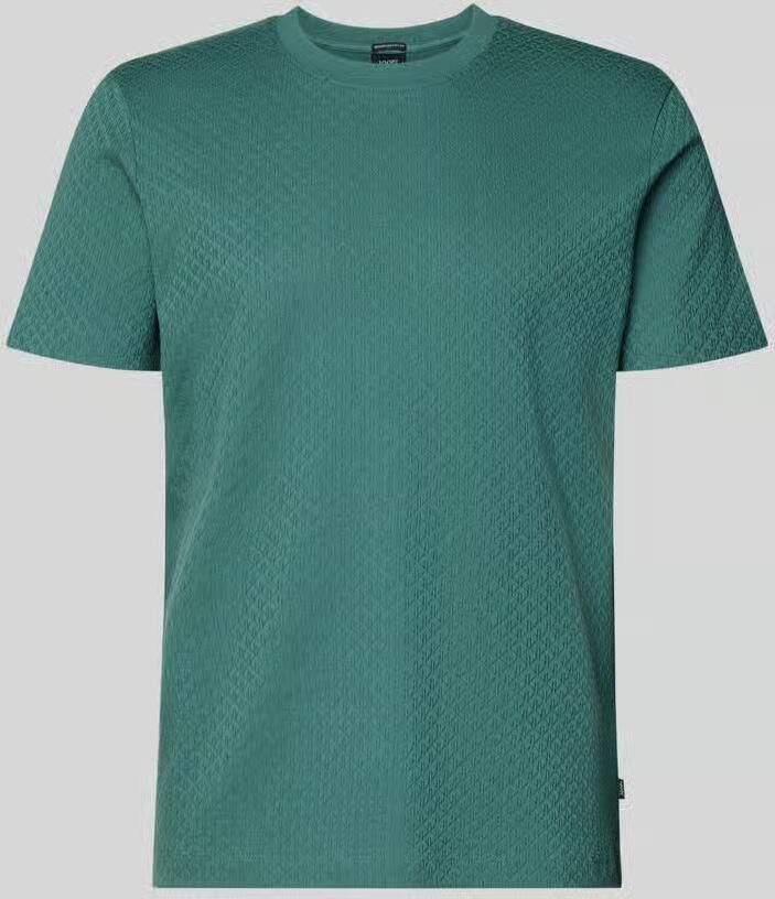 JOOP! Collection T-shirt met geribde ronde hals
