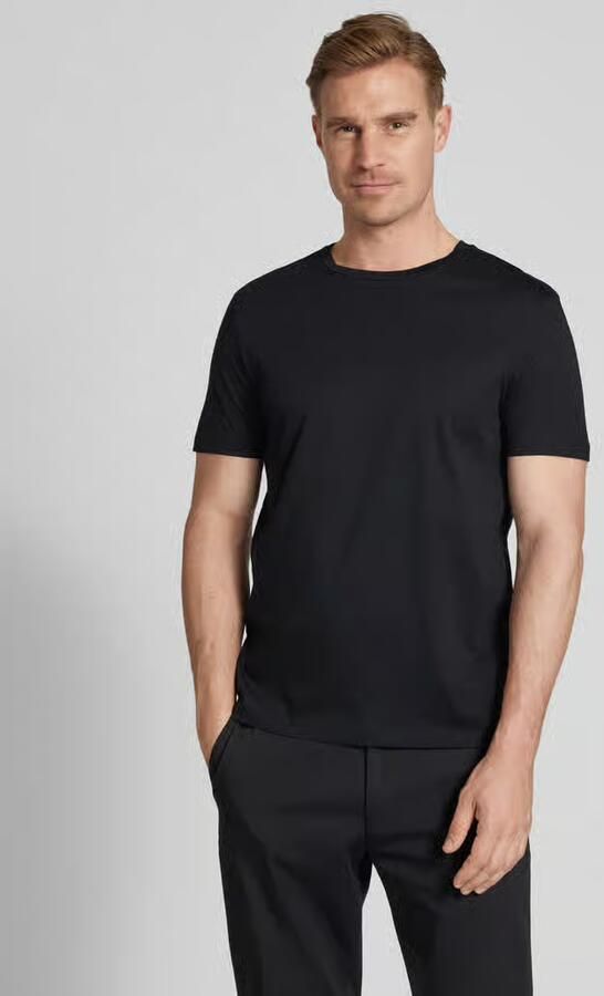 JOOP! COLLECTION T-shirt met geribde ronde hals model 'Cosmo' - Foto 2