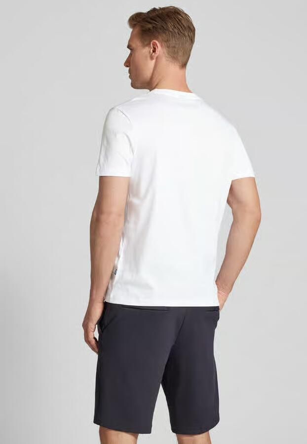 JOOP! COLLECTION T-shirt met geribde ronde hals model 'Cosmo'