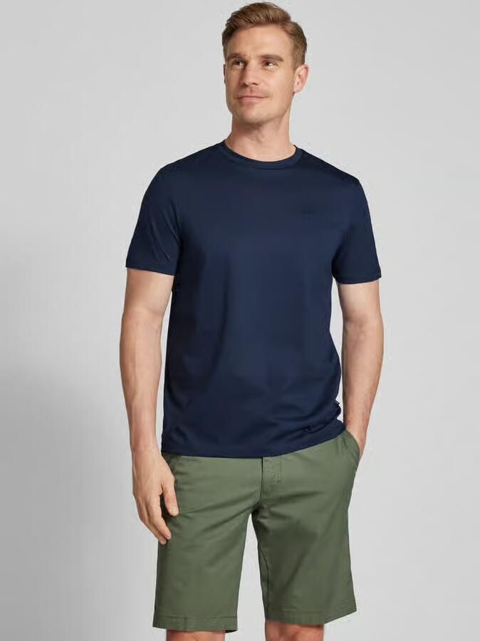 JOOP! COLLECTION T-shirt met geribde ronde hals model 'Cosmo' - Foto 2