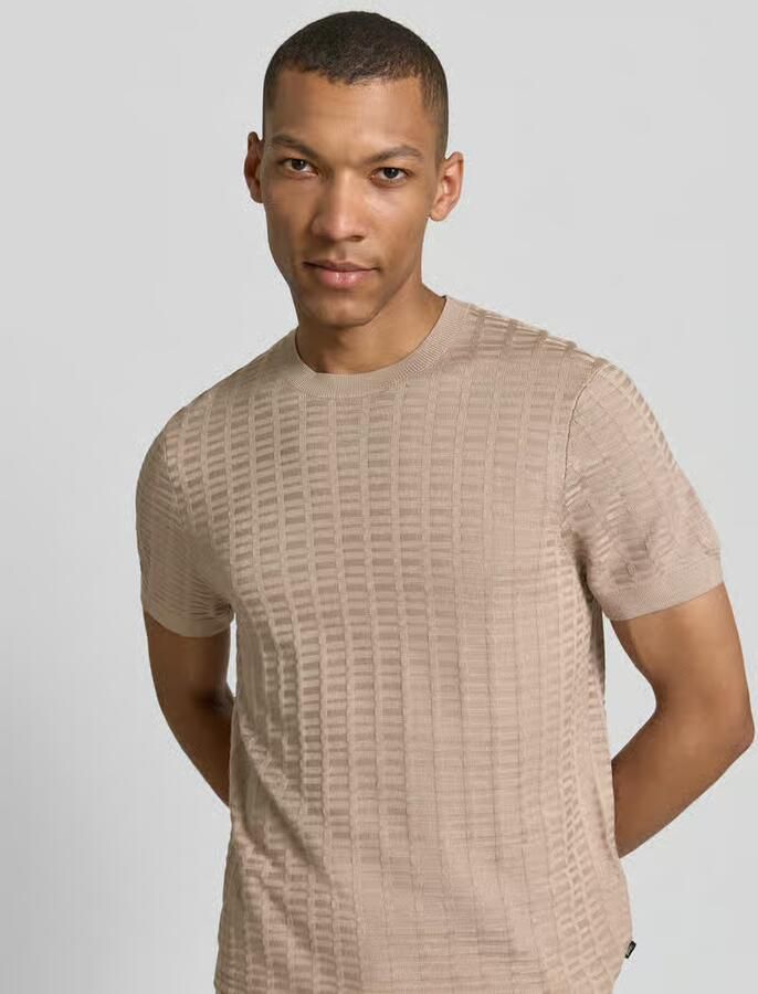JOOP! COLLECTION T-shirt met labeldetail model 'Theor'