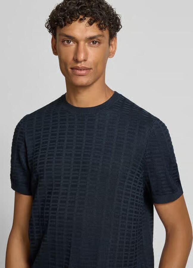 JOOP! COLLECTION T-shirt met labeldetail model 'Theor'