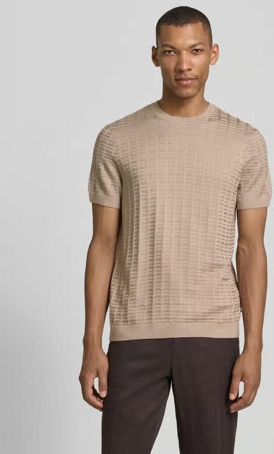 JOOP! COLLECTION T-shirt met labeldetail model 'Theor'