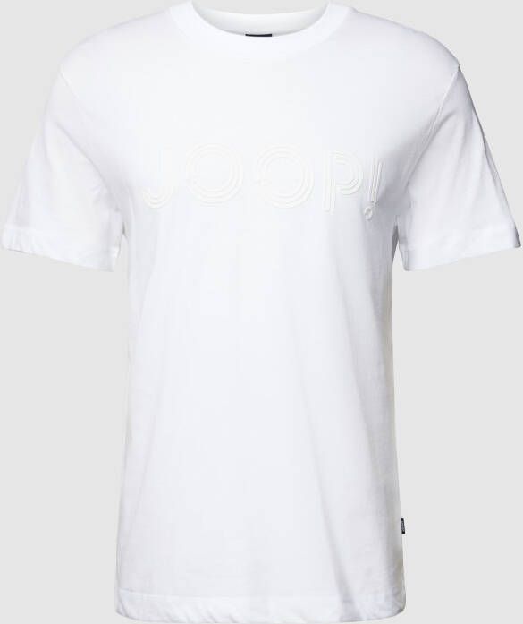 JOOP! Collection T-shirt met labelprint model 'Byron'