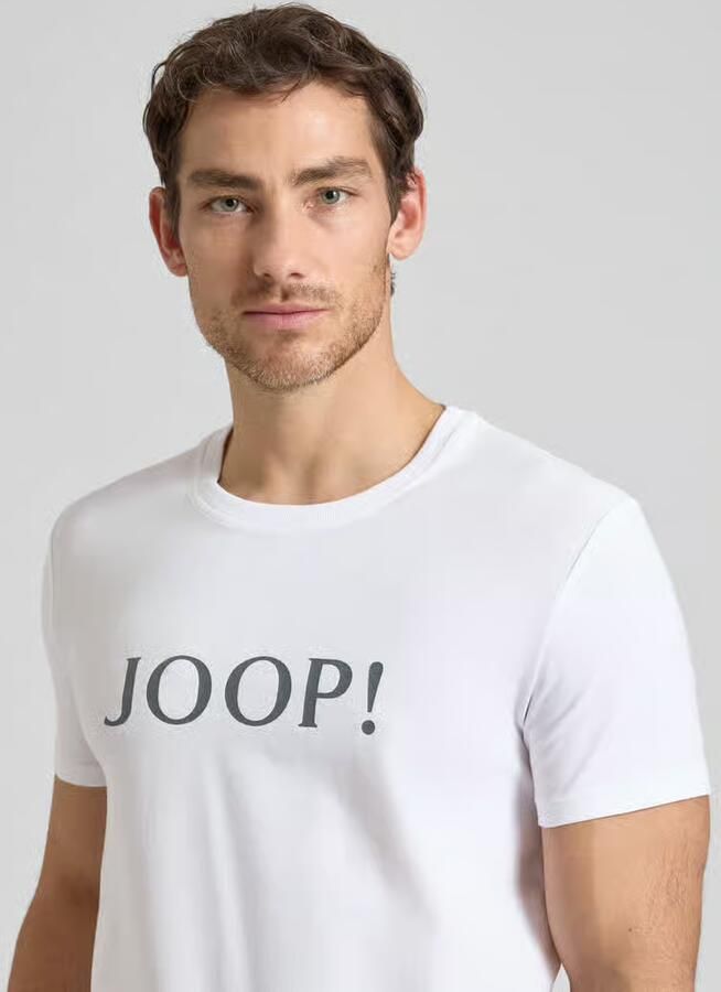 JOOP! Collection T-shirt met logoprint en ronde hals