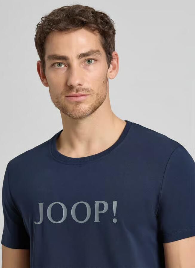 JOOP! Collection T-shirt met logoprint en ronde hals