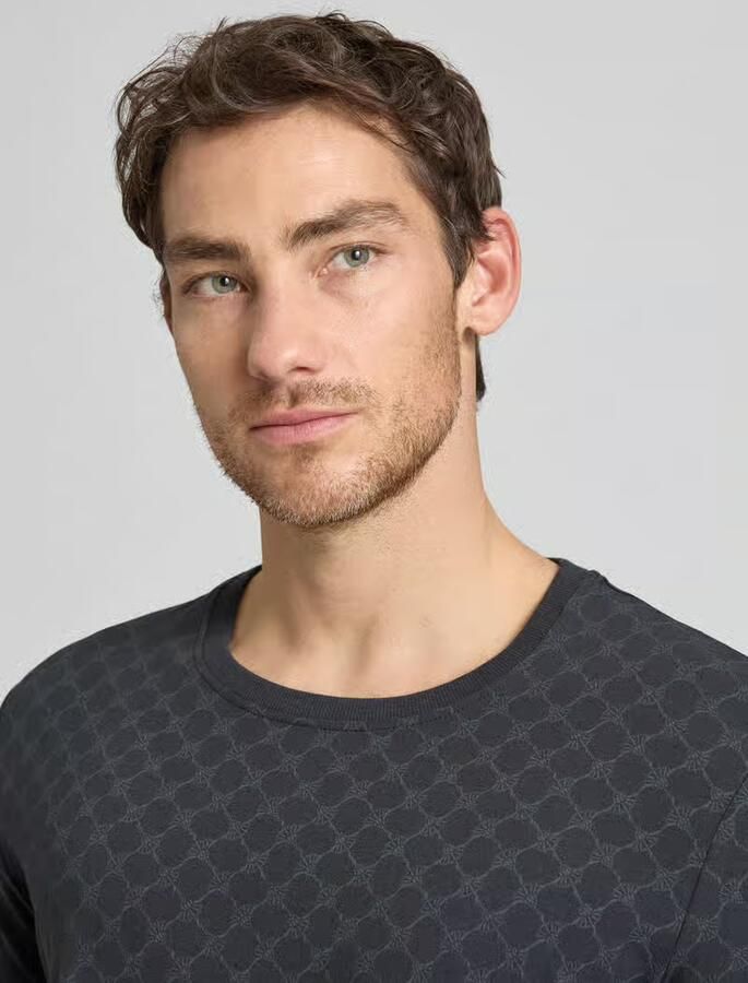 Joop! T-shirt Leisure met korenbloem-alloverprint regular fit korte mouwen - Foto 2