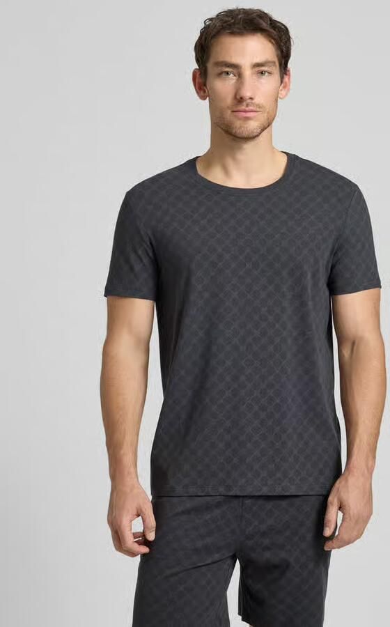 Joop! T-shirt Leisure met korenbloem-alloverprint regular fit korte mouwen - Foto 6