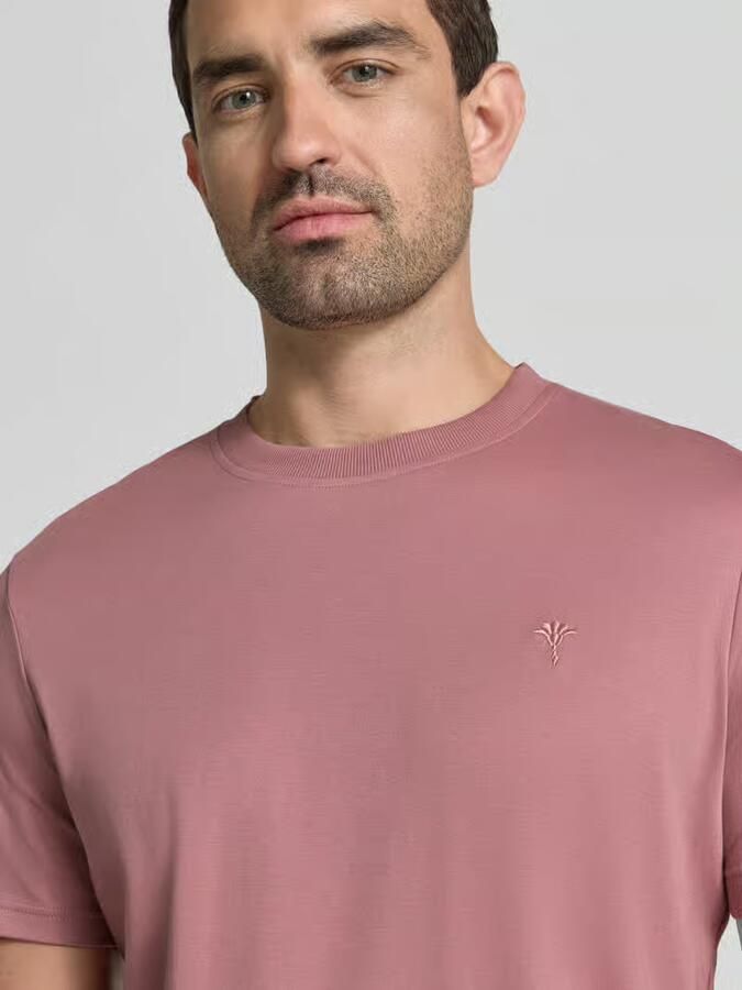 JOOP! COLLECTION T-shirt met ronde hals en Gestikt logo