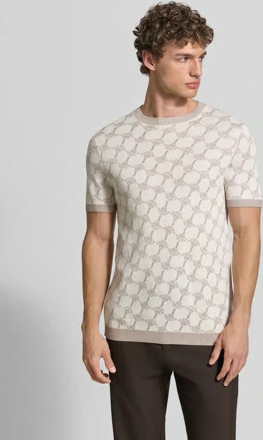 JOOP! COLLECTION T-shirt met viscose en ronde hals model 'Ravao' - Foto 3