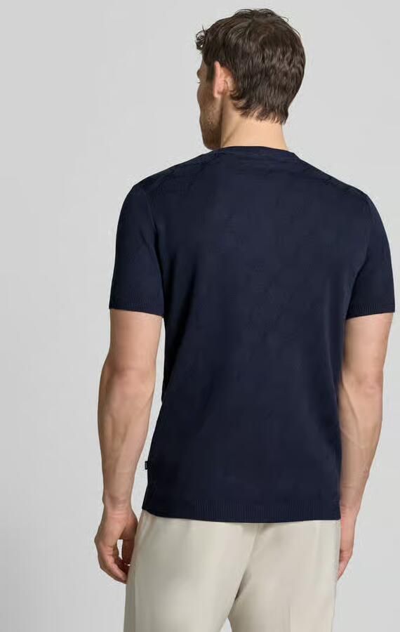 JOOP! COLLECTION T-shirt met viscose en ronde hals model 'Ravao' - Foto 3