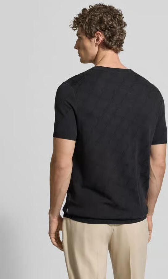 JOOP! COLLECTION T-shirt met viscose en ronde hals model 'Ravao'
