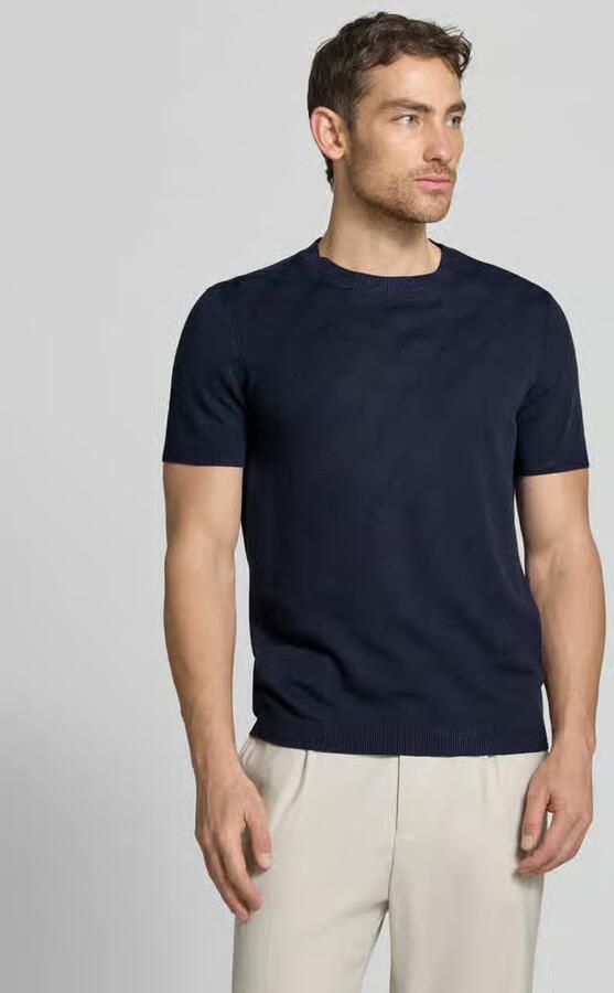 JOOP! COLLECTION T-shirt met viscose en ronde hals model 'Ravao' - Foto 4