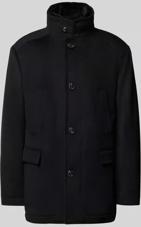 JOOP! COLLECTION Wollen jack met opstaande kraag en klepzakken model 'Gary' - Foto 2