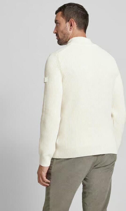 JOOP! JEANS Gebreide pullover met schipperskraag