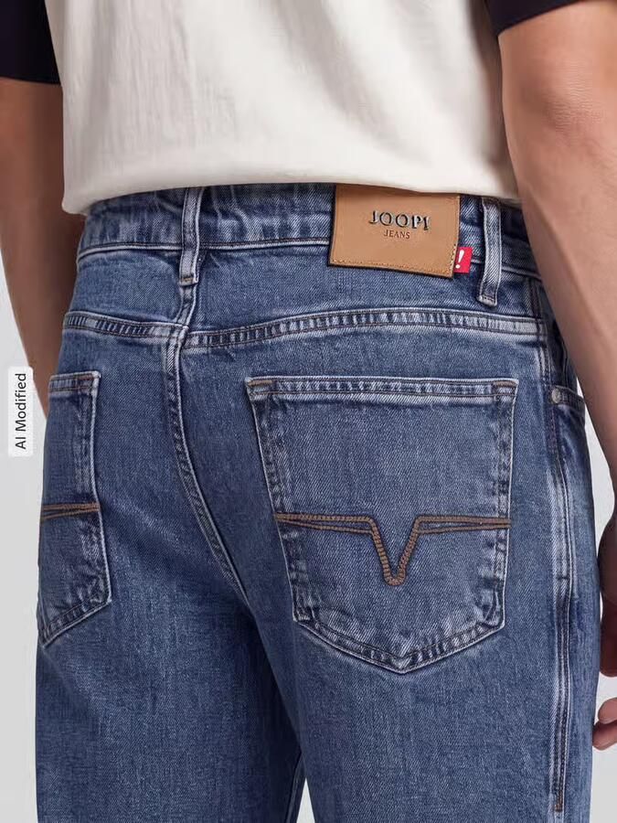 JOOP! JEANS modern fit straight fit jeans van katoenmix model 'Mitch'