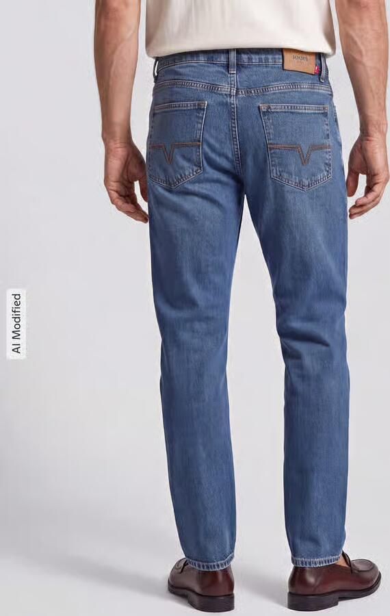 JOOP! JEANS modern fit straight fit jeans van katoenmix model 'Mitch' - Foto 2