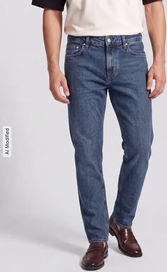 JOOP! JEANS modern fit straight fit jeans van katoenmix model 'Mitch' - Foto 3