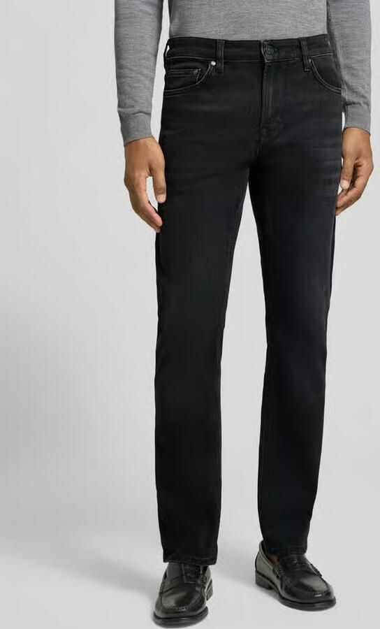 JOOP! JEANS modern fit straight jeans van katoenmix model 'Mitch' - Foto 2