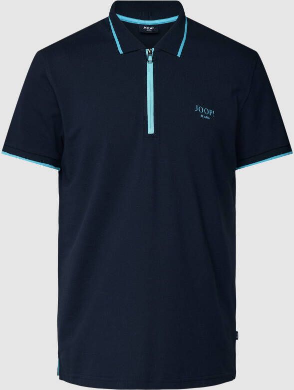 JOOP! JEANS Poloshirt met ritssluiting model 'Adam'