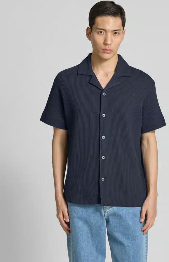 JOOP! JEANS Regular fit vrijetijdsoverhemd met resortkraag model 'Esdras' - Foto 4