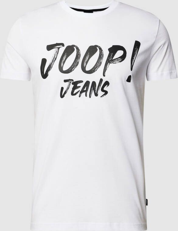 Joop Jeans T-shirt Adamo met frontprint (1-delig)