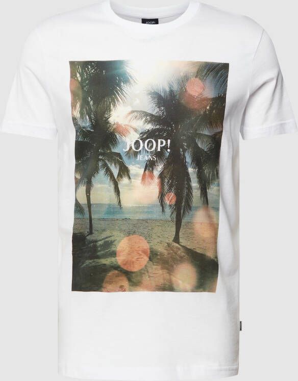 JOOP! JEANS T-shirt met motiefprint model 'Albion'
