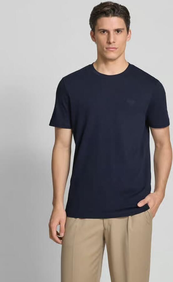 JOOP! JEANS T-shirt met structuurmotief model 'Aslomar' - Foto 2