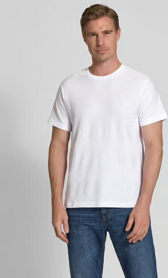JOOP! JEANS T-shirt met structuurmotief model 'Ismet' - Foto 2