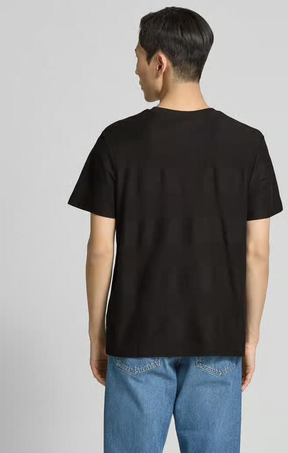 JOOP! JEANS T-shirt met structuurmotief model 'Ismet'