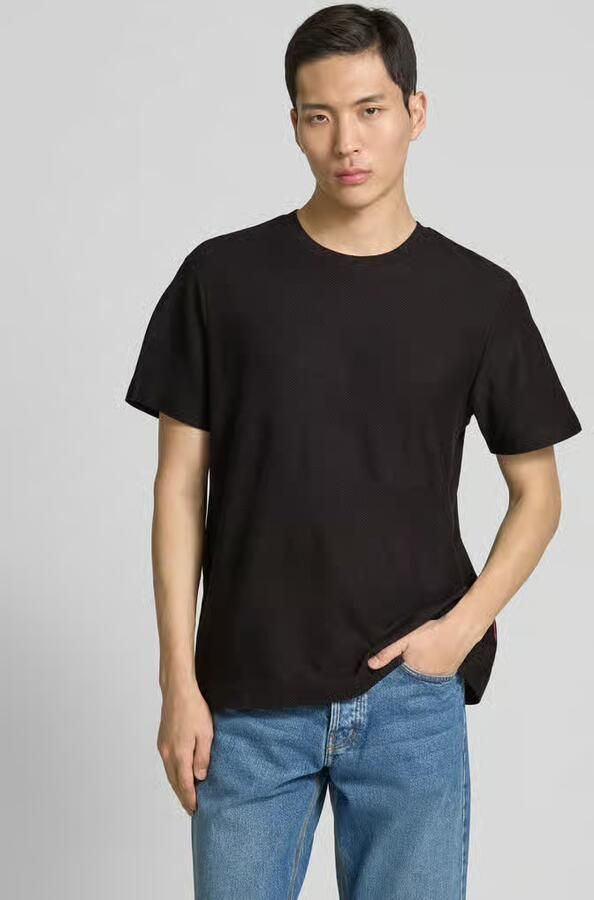 JOOP! JEANS T-shirt met structuurmotief model 'Ismet' - Foto 2