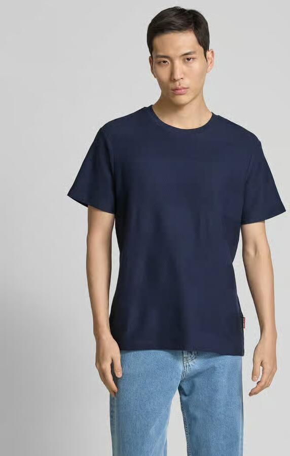 JOOP! JEANS T-shirt met structuurmotief model 'Ismet' - Foto 2