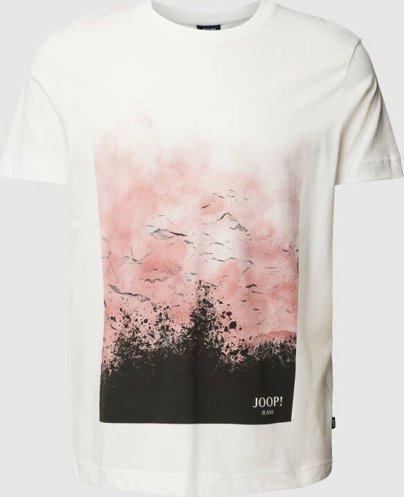 JOOP! JEANS T-shirt van katoen met motiefprint model 'Cesare' voor heren