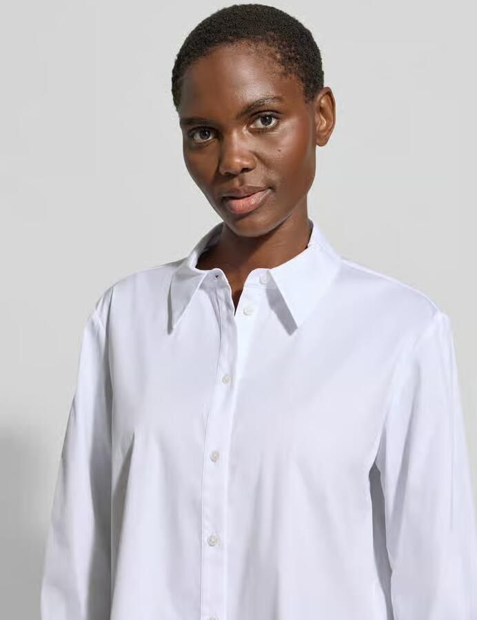Joop! Blouse met verlengde rug model 'Berendine'