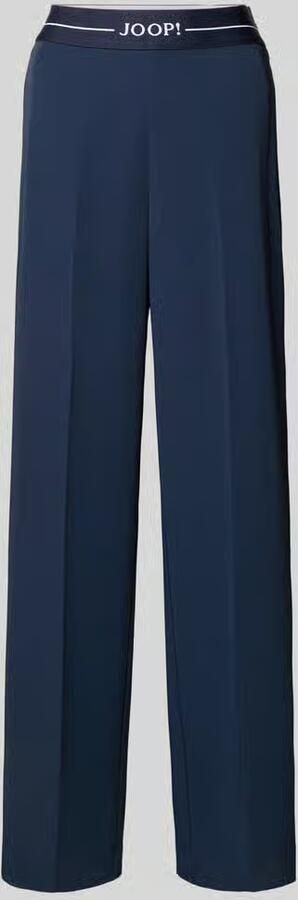 Joop! Broek met elastische band en Labeldetail - Foto 2