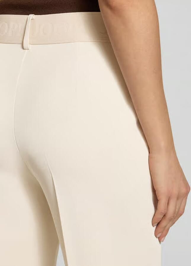 Joop! Broek met elastische band en persplooien model 'Philomena' - Foto 2