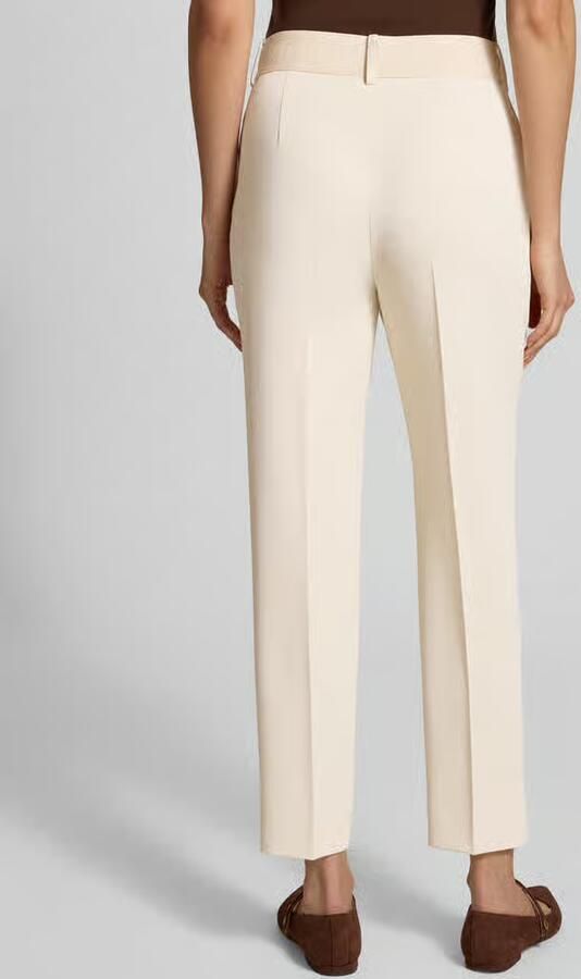 Joop! Broek met elastische band en persplooien model 'Philomena' - Foto 3