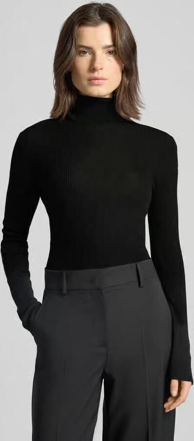 Joop! Gebreide pullover met geribde col model 'Kalis' - Foto 2